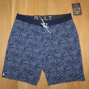 BYLT Men's Blue Swim Shorts